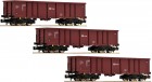 828343 Fleischmann Set of 3 gondola cars type Eas